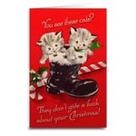 Cats Don't Care About Christmas Card - The Original Underground