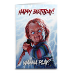 Chucky "Wanna Play" Birthday Card - The Original Underground