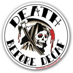 Death Before Decaf Sticker - The Original Underground