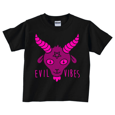 Evil Vibes Kids Shirt - The Original Underground