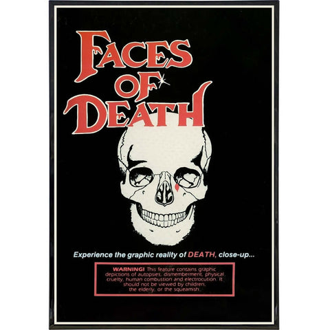 Faces of Death Cover Print - The Original Underground