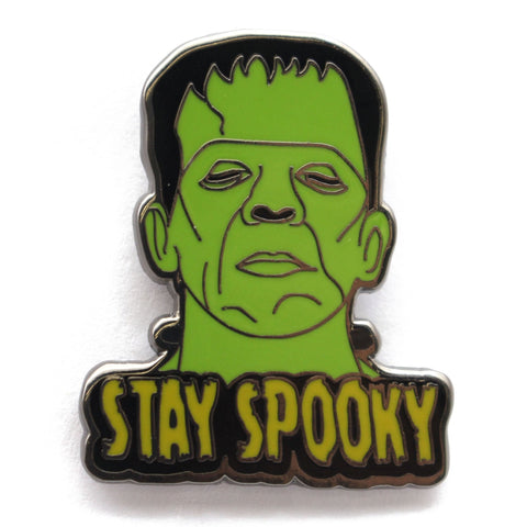 Frankenstein Stay Spooky Enamel Pin - The Original Underground