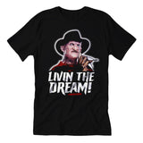 Freddy Krueger "Living the Dream" Guys Shirt - The Original Underground