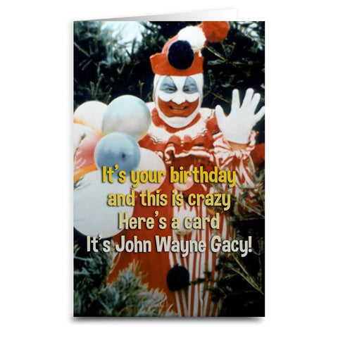 Gacy "Pogo the Clown" Card - The Original Underground
