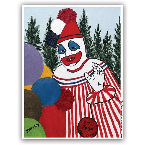Gacy "Pogo the Clown" Sticker - The Original Underground