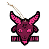 Hail Satan Goat Air Freshener - The Original Underground
