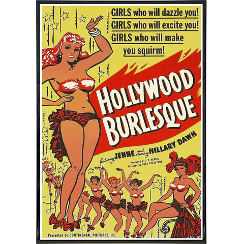 Hollywood Burlesque Film Poster Print - The Original Underground