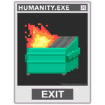 Humanity.exe Sticker - The Original Underground