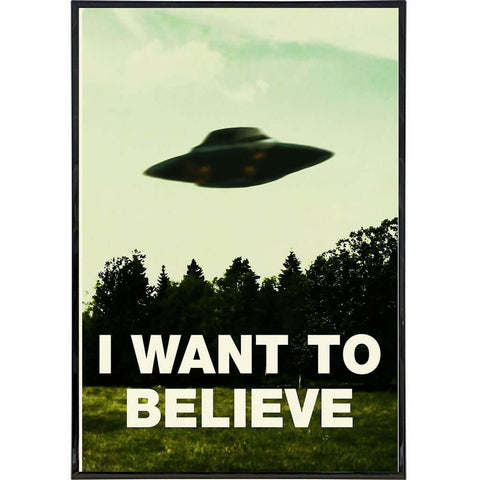 I Want To Believe Poster Print - The Original Underground
