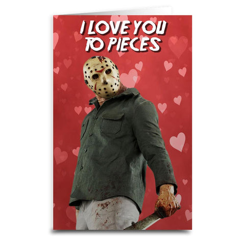 Jason "I Love You to Pieces" Card - The Original Underground