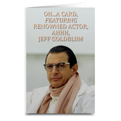 Jeff Goldblum "Oh a Card" - The Original Underground