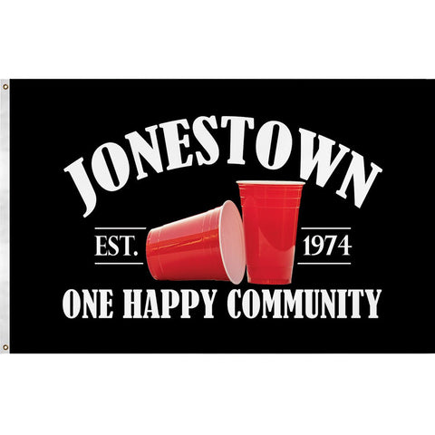 Jonestown "One Happy Community" Flag - The Original Underground