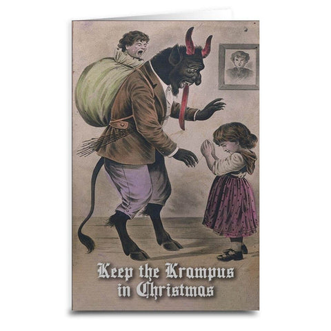 Keep the Krampus in Christmas Card - The Original Underground