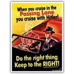 Keep to the Right Car Magnet - The Original Underground