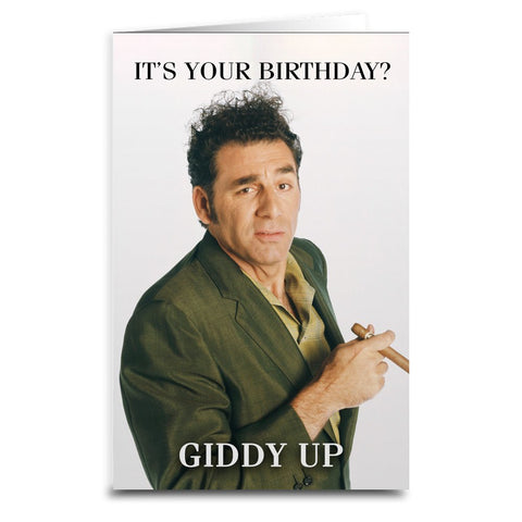 Kramer "Giddy Up" Birthday Card - The Original Underground