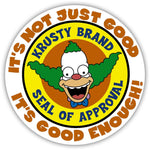 Krusty Seal of Approval Car Magnet - The Original Underground