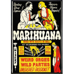 Marijuana "Roots In Hell" Film Poster Print - The Original Underground