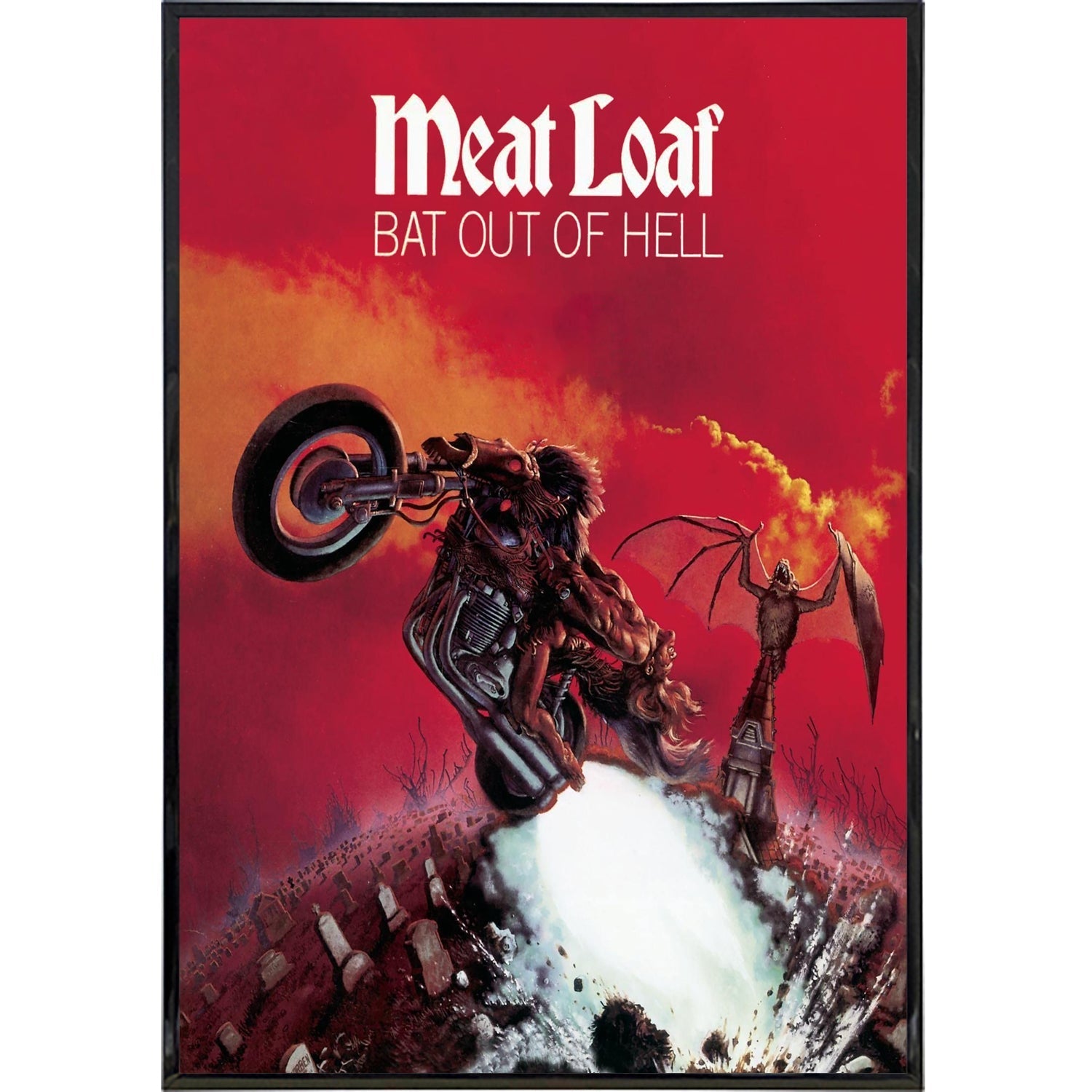 Meat Loaf "Bat Out of Poster Print | Original Underground