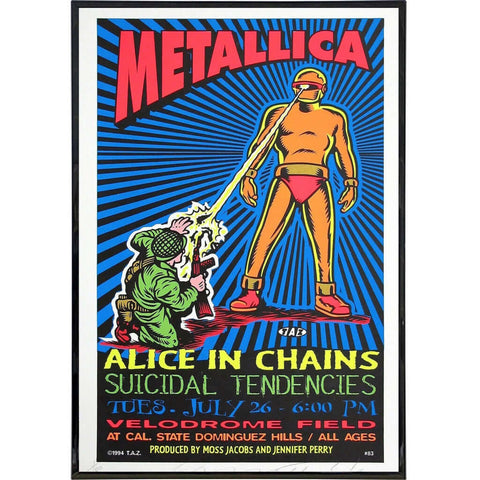Metallica Velodrome Show Poster Print - The Original Underground