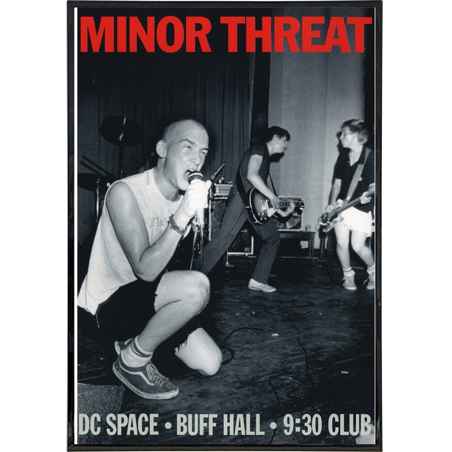 Minor Threat Tour Poster | 11x17 Hardcore Punk Art Print – The