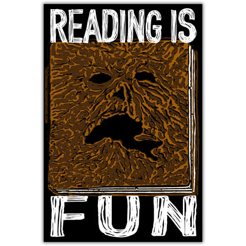 Necronomicon "Reading is Fun" Sticker - The Original Underground