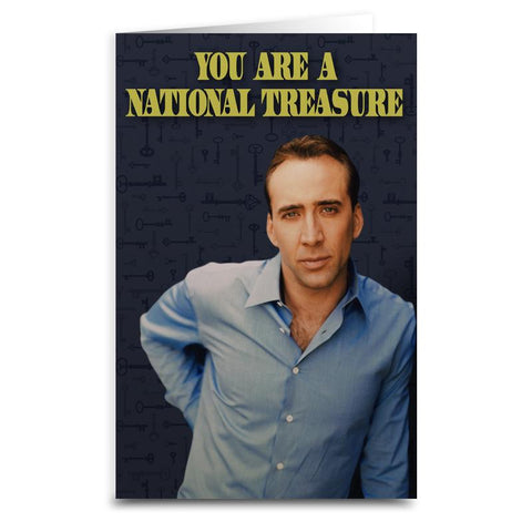 Nicolas Cage "National Treasure" Card - The Original Underground