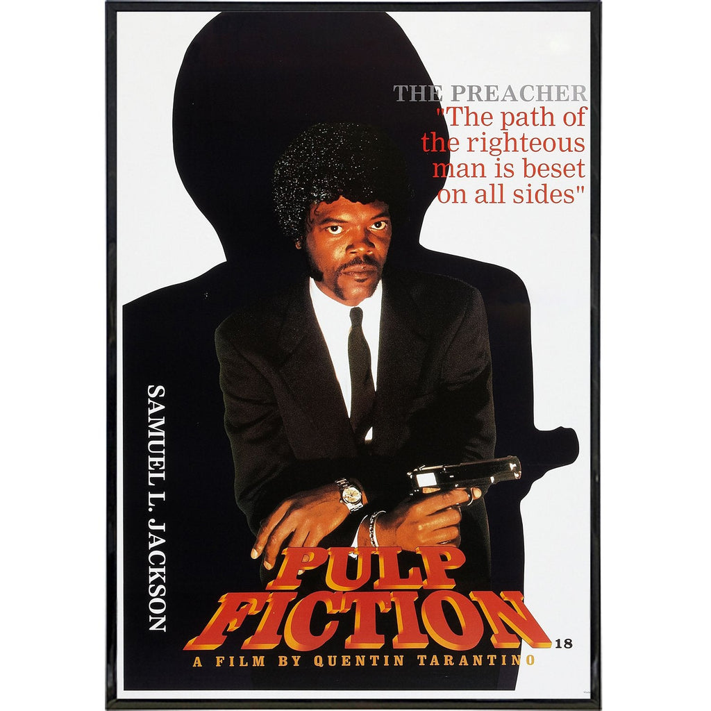 Pulp Fiction Sam Jackson Film Poster Print