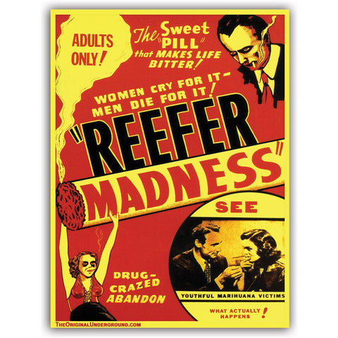 Reefer Madness Sticker - The Original Underground
