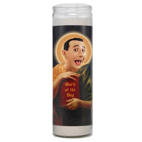 Saint Pee Wee Herman Prayer Candle - The Original Underground