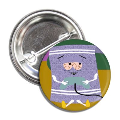 South Park Towelie Button - The Original Underground