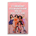 Spice Girls Birthday Card - The Original Underground