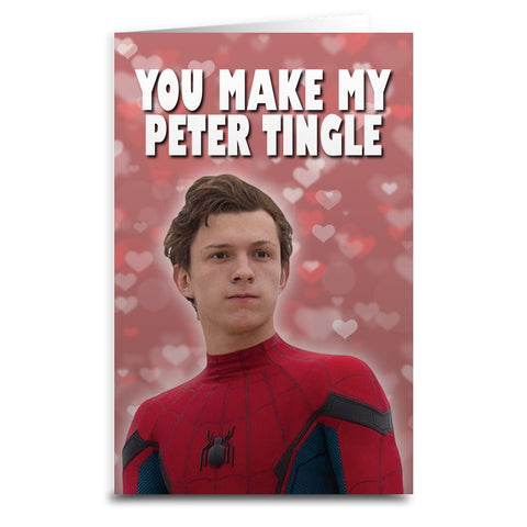 Spider-Man "You Make My Peter Tingle" Card - The Original Underground