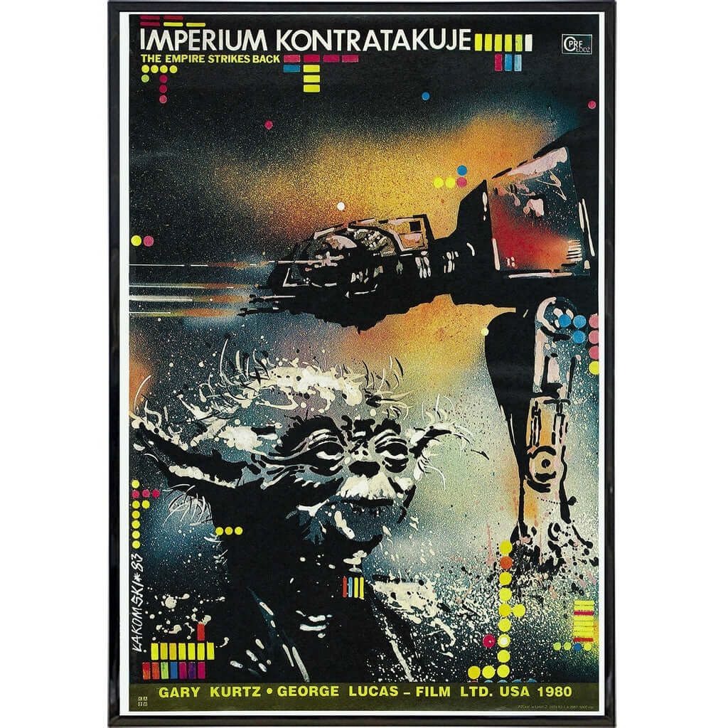 eigendom krassen rijk Star Wars Polish "Empire" Film Poster Print - The Original Underground