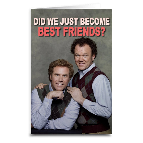 Step Brothers "Best Friends" Card - The Original Underground