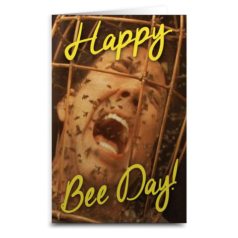 Wicker Man "Happy Bee Day" Card - The Original Underground