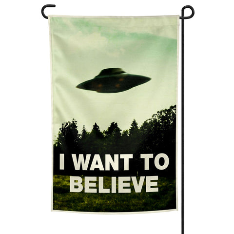 X-Files "I Want To Believe" Garden Flag - The Original Underground